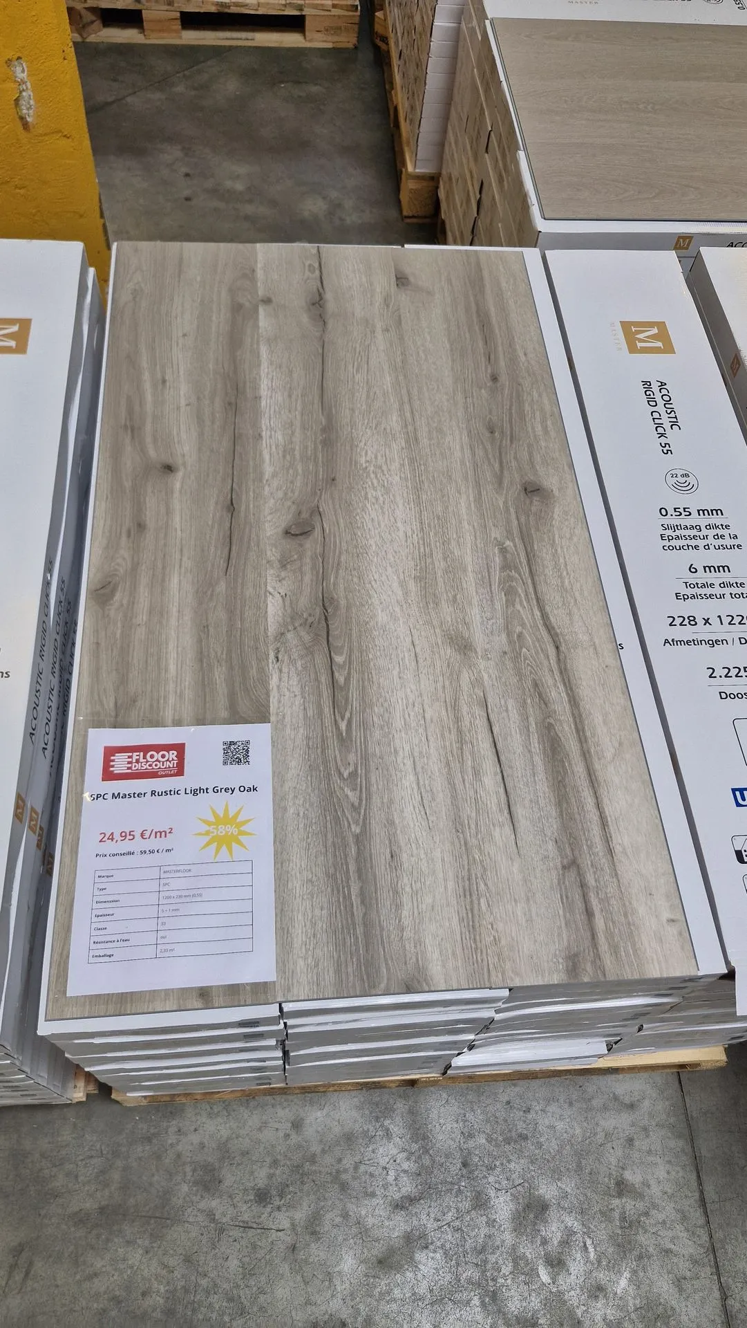 MASTER SPC Rustic Light Grey Oak