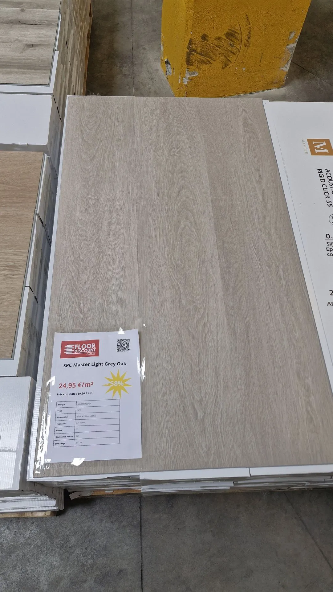MASTER SPC Light Grey Oak