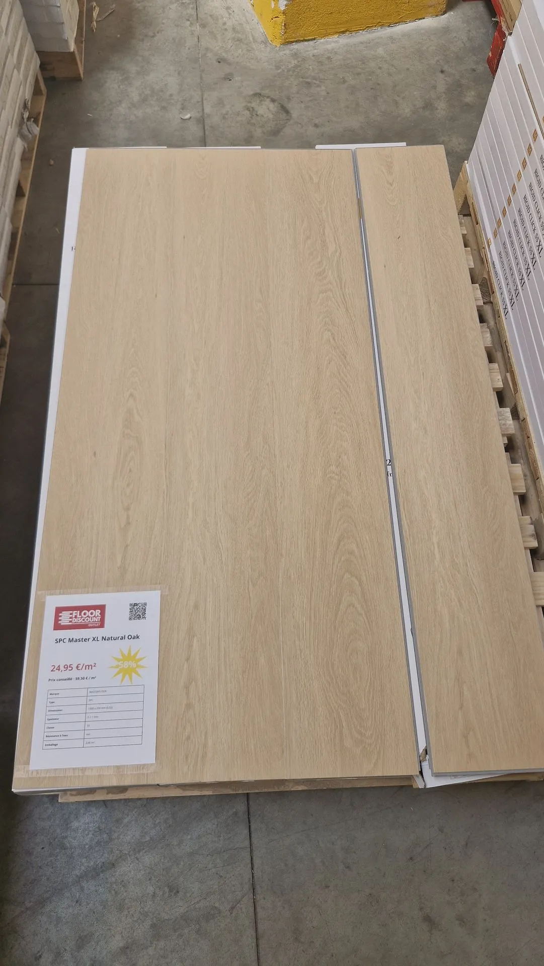 SPC Master XL Natural Oak