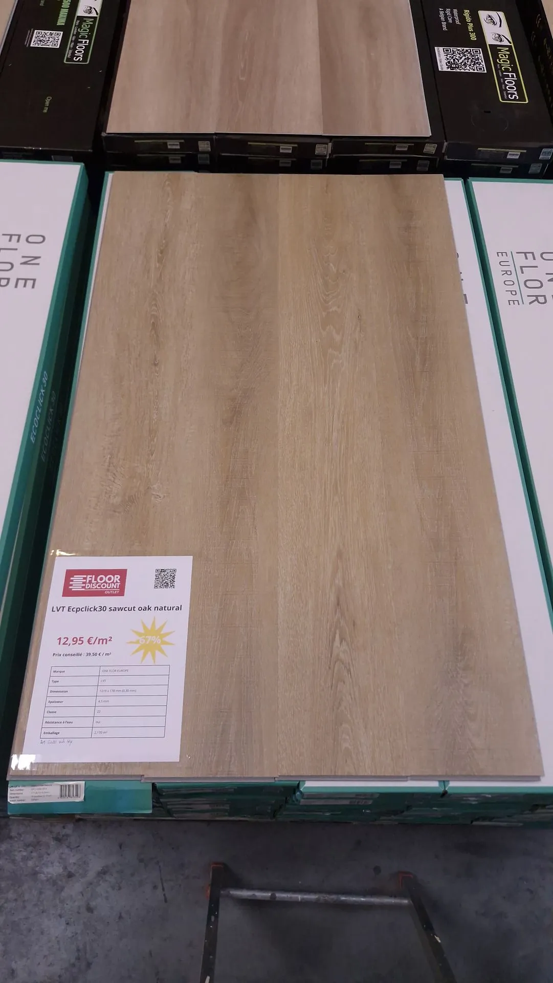 ONEFLOR Ecoclick30 WawcutOak Natural